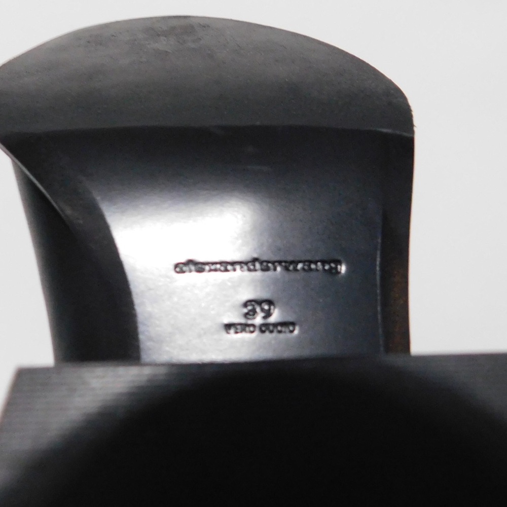 Alexander Wang Anna Rhodium leather sock boot 39 - Picture 7 of 8